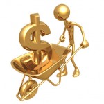 wheelbarrow dollar