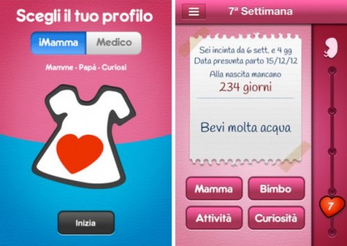 iMamma: applicazione gratuita per la gravidanza