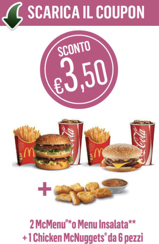 Coupon McDonald's 2