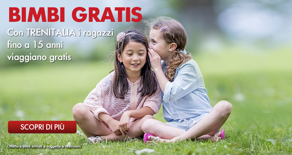 Trenitalia bimbi gratis