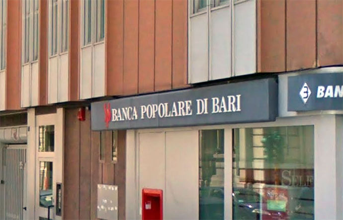 Banca Popolare di Bari: bloccate le sanzioni Consob